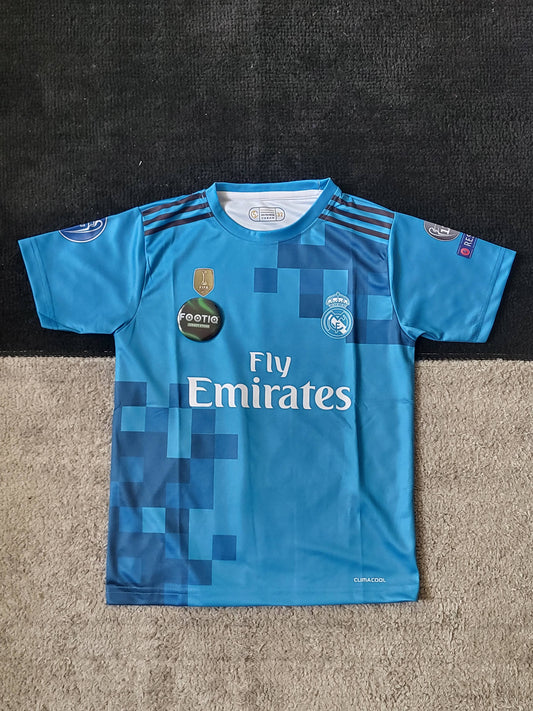 RONALDO REAL MADRID THIRD KIT 2017-18 SUBLIMATION KIDS