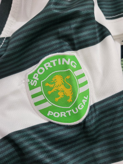 RONALDO SPORTING HOME KIT 2001-02 PREMIUM V NECK EMBROIDERY