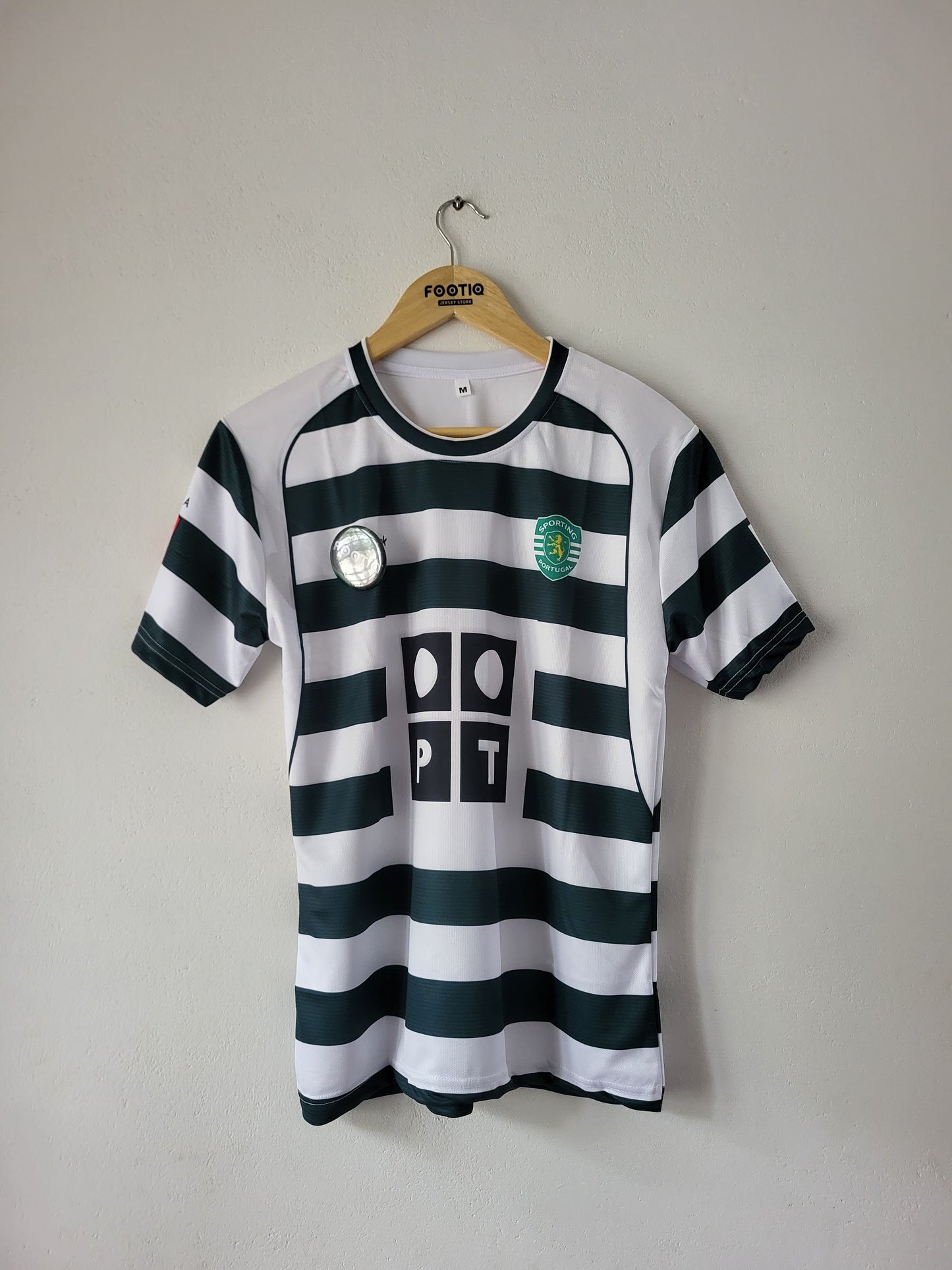 RONALDO SPORTING HOME KIT 2001-02 SUBLIMATION