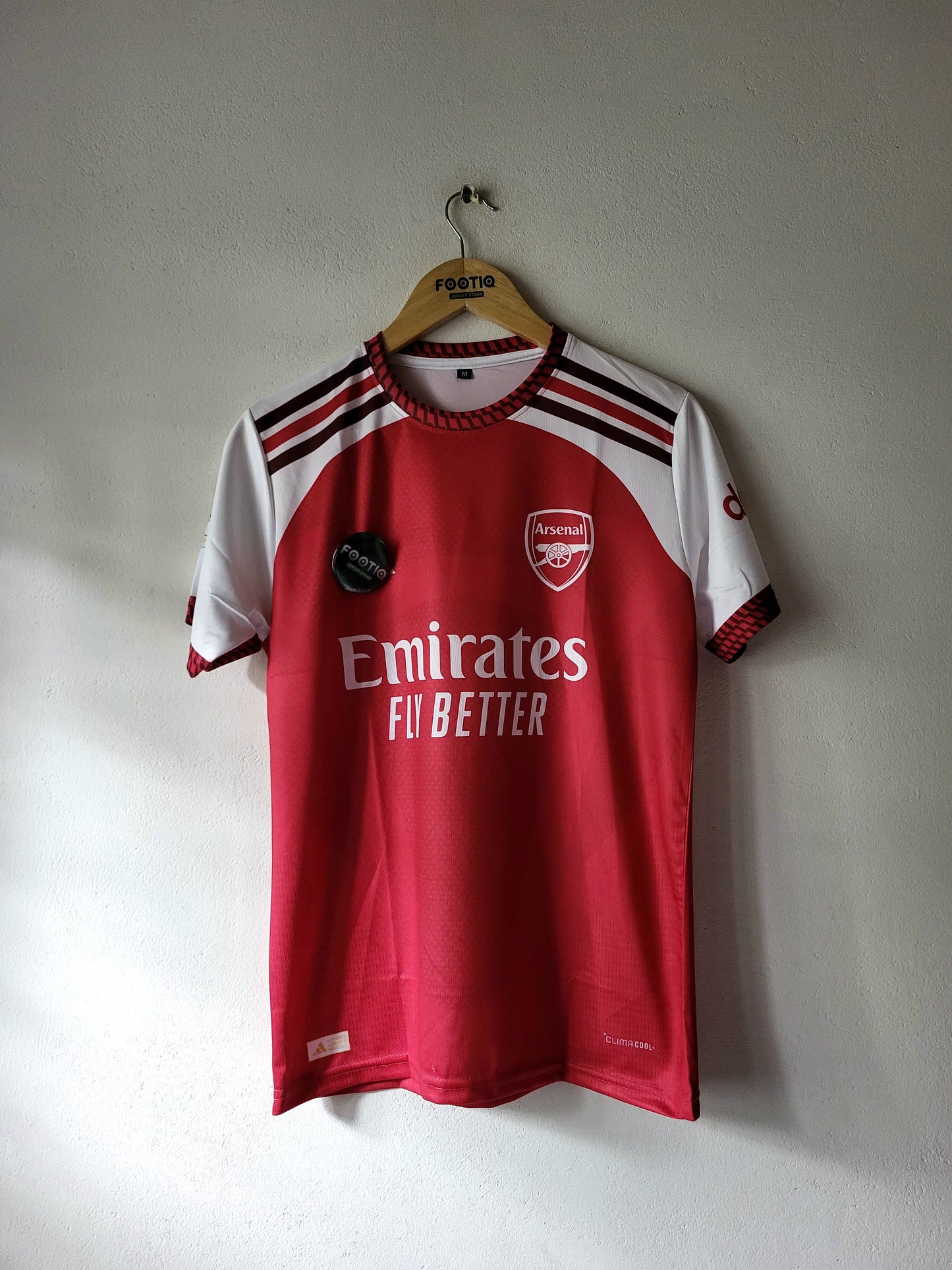 Saka Arsenal Home Kit 2025-26 Sublimation, Red Colour