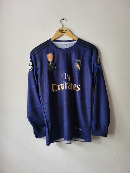 S RAMOS REAL MADRID AWAY KIT 2019-20 FULL SLEEVE SUBLIMATION