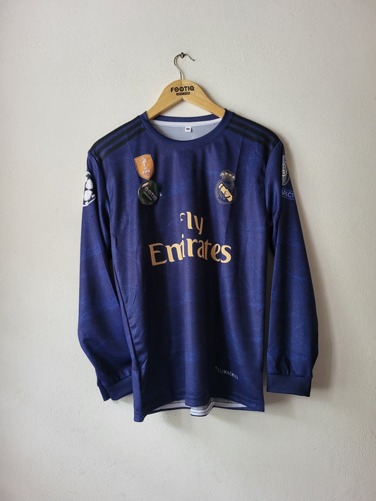 S RAMOS REAL MADRID AWAY KIT 2019-20 FULL SLEEVE SUBLIMATION