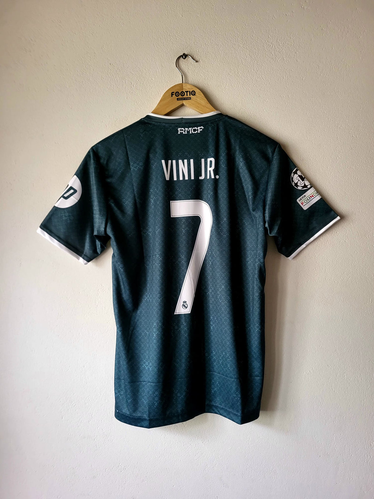 VINI JR REAL MADRID AWAY KIT 2026-27 PREMIUM EMBROIDERY, trending vini jersey, Green away kit