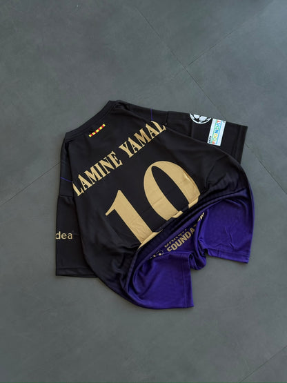 Yamal Barcelona Away Kit 2026-27 Five Sleeve Premium Embroidery, Yamal away embroidery, Barcelona trending jersey, five sleeve, oversized, most selling