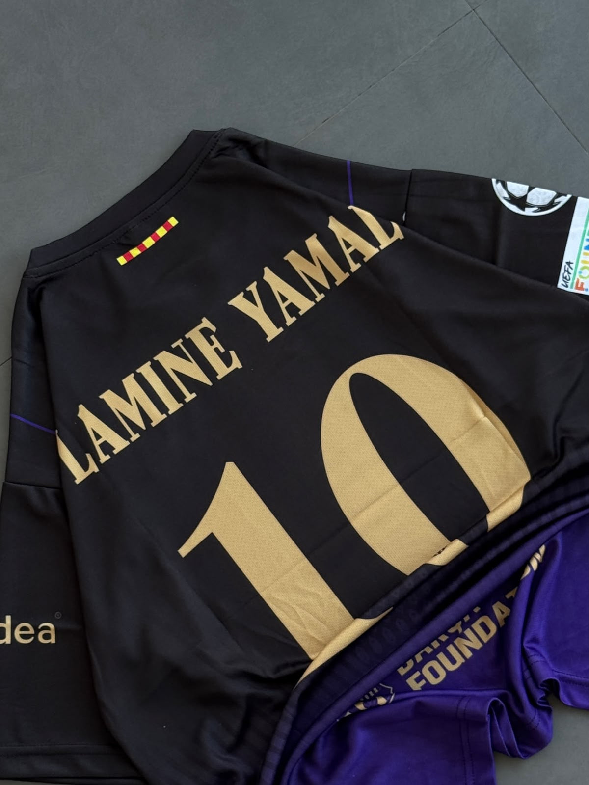 Yamal Barcelona Away Kit 2026-27 Five Sleeve Premium Embroidery, Yamal away embroidery, Barcelona trending jersey, five sleeve, oversized, most selling