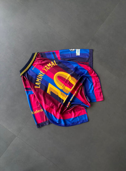 YAMAL BARCELONA HOME KIT 2026-27 COLLAR FIVE SLEEVE PREMIUM EMBROIDERY