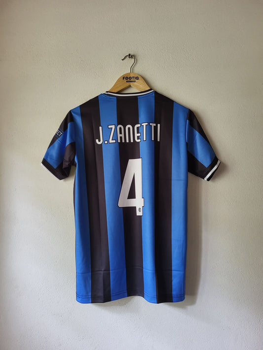ZANETTI INTER MILAN HOME KIT 2009-10 PREMIUM EMBROIDERY