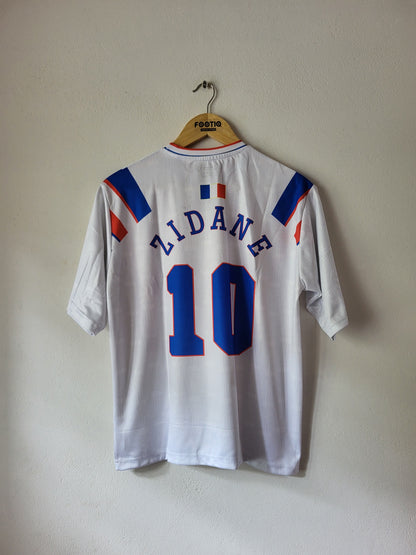 ZIDANE FRANCE AWAY KIT 1996-97 FIVE SLEEVE SUBLIMATION