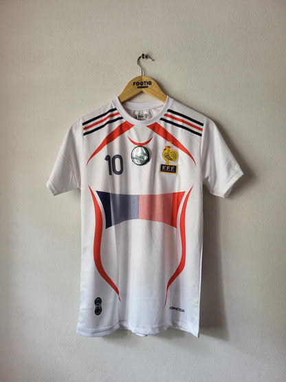 ZIDANE FRANCE AWAY KIT 2006 PREMIUM EMBROIDERY