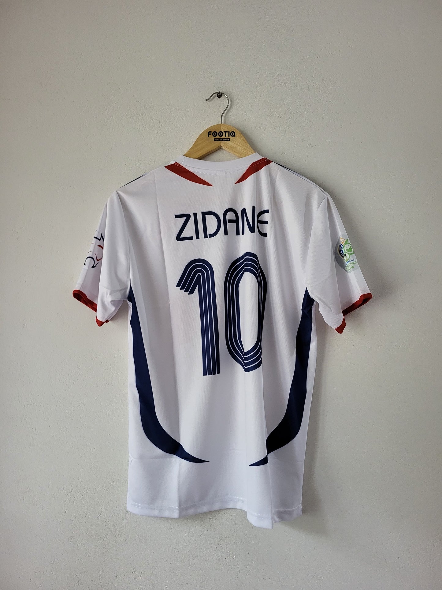 ZIDANE FRANCE AWAY KIT 2006 PREMIUM EMBROIDERY
