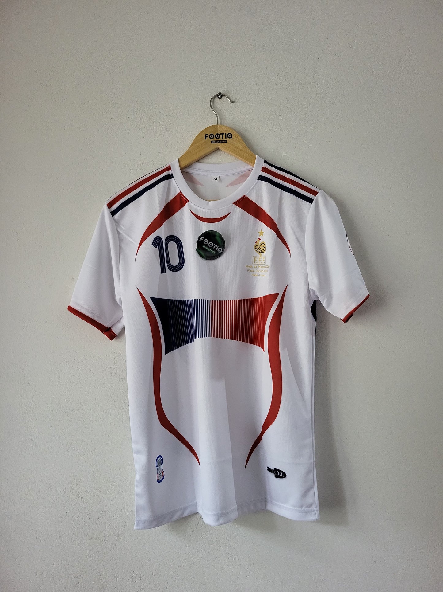 ZIDANE FRANCE AWAY KIT 2006 SUBLIMATION