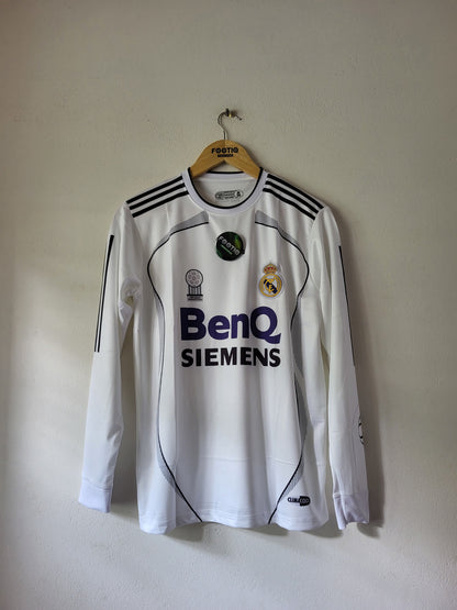 ZIDANE REAL MADRID HOME KIT 2006-07 FULL SLEEVE PREMIUM EMBROIDERY