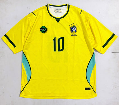 NEYMAR JR BRAZIL HOME KIT 2026 FIVE SLEEVE PREMIUM EMBROIDERY